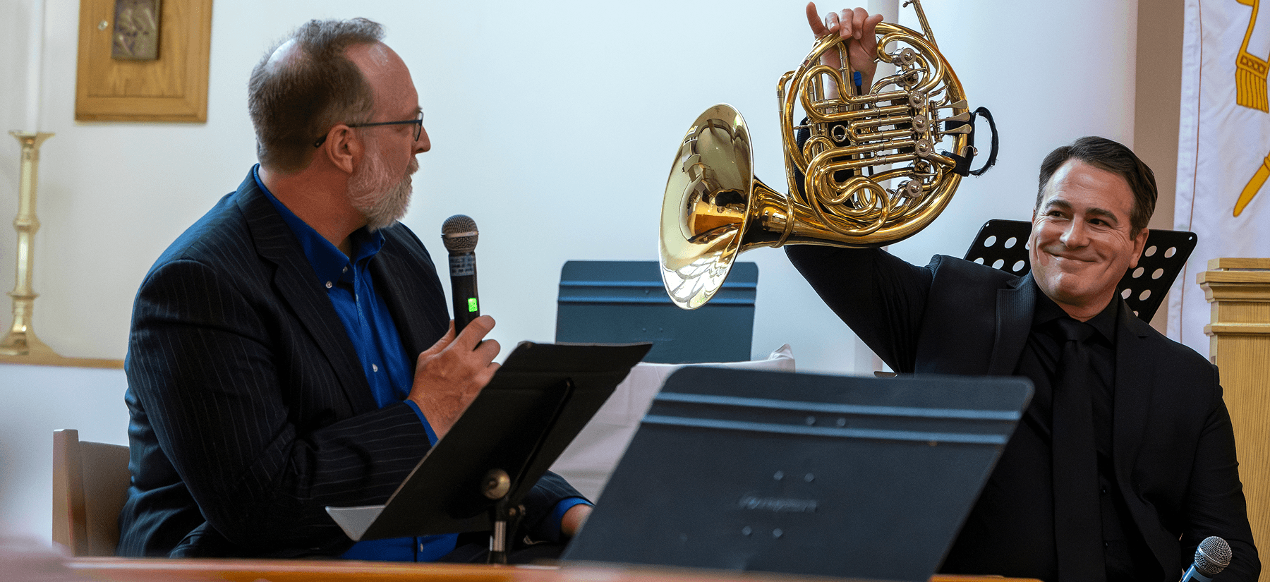 Stephen Gorbos and the musician