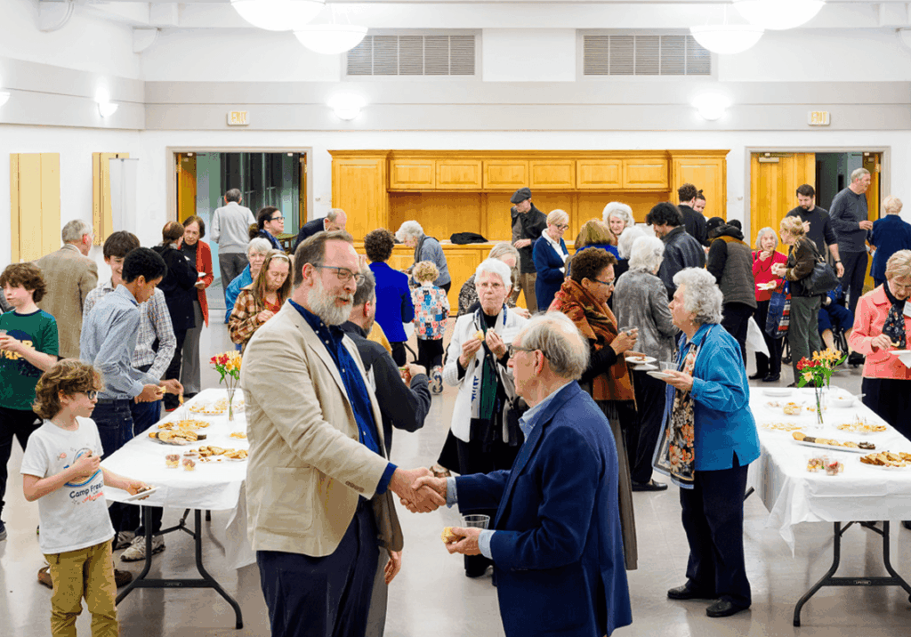 post-concert wine and food receptions